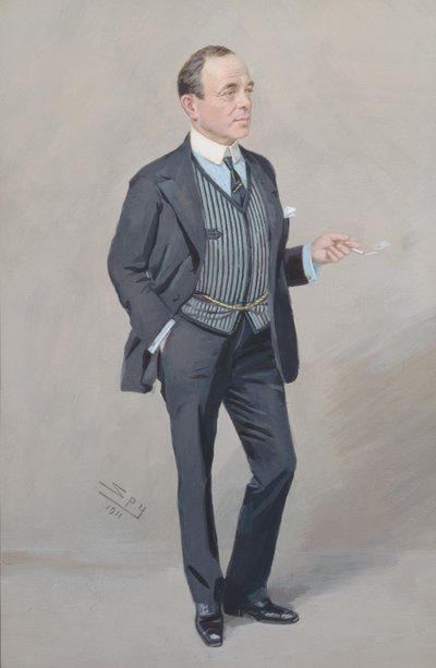 Viñeta "espía" del capitán Robert Falcon Scott (1868-1912) de Leslie Matthew (1851 1922) Ward