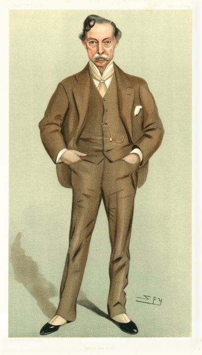 Artista y R A, William Quiller Orchardson, artista escocés, 1898 de Leslie Matthew Ward