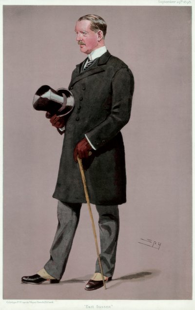 East Sussex, Coronel Brookfield, soldado y político británico, 1898 de Leslie Matthew Ward