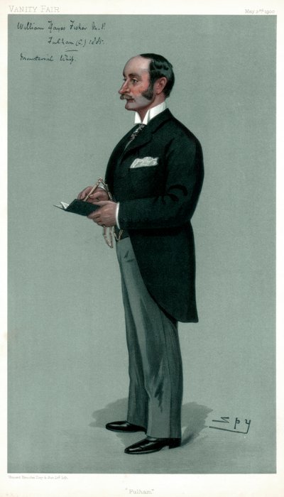 Fulham, William Hayes Fisher, político británico, 1900 de Leslie Matthew Ward