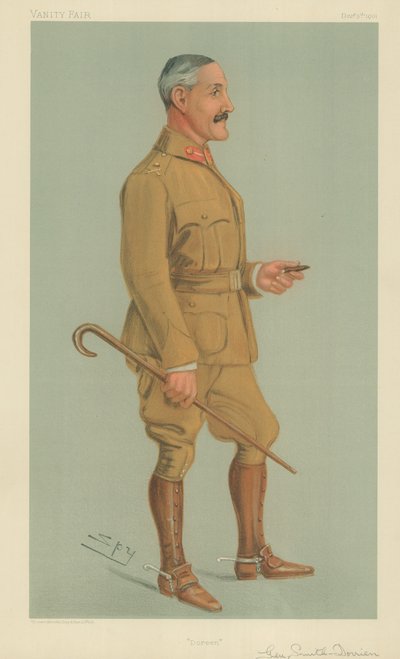 General H L Smith-Dorien, Doreen, 5 de diciembre de 1901, caricatura de Vanity Fair de Leslie Matthew Ward