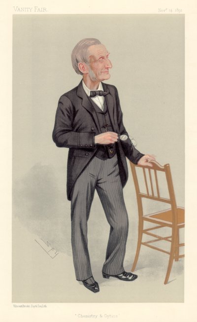 John Hall Gladstone, químico inglés, 1891 de Leslie Matthew Ward
