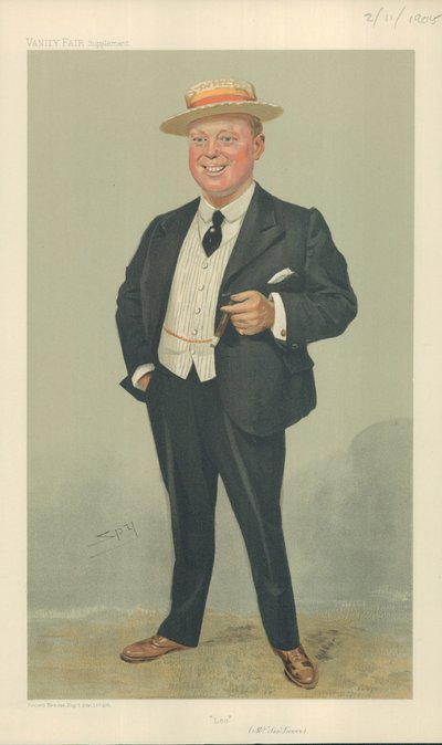 Leo Trevor, Leo, 2 de noviembre de 1905, caricatura de Vanity Fair de Leslie Matthew Ward