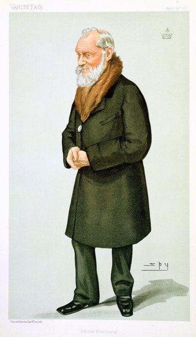 Lord Kelvin, físico y matemático escocés, 1897 de Leslie Matthew Ward