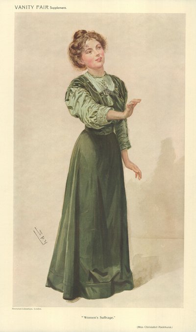 Señorita Christabel Pankhurst de Leslie Matthew Ward