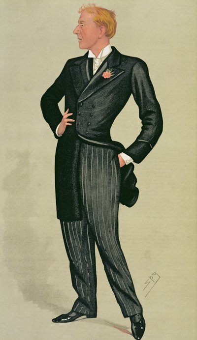 Mr Herbert Beerbohm Tree (1852-1917), una caricatura de 