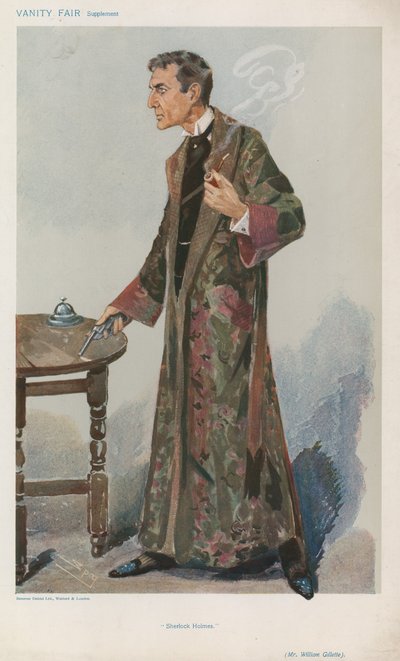 Sr. William Gillette de Leslie Matthew Ward