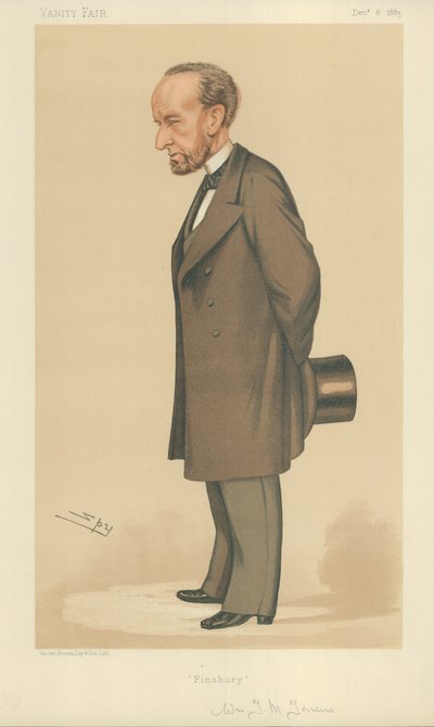 Mr William McCullagh Torrens, Finsbury, 8 de diciembre de 1883, caricatura de Vanity Fair de Leslie Matthew Ward