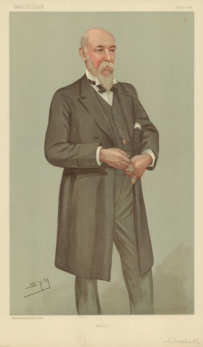 Sr. William Woodall, Hanley, 15 de octubre de 1896, caricatura de Vanity Fair de Leslie Matthew Ward