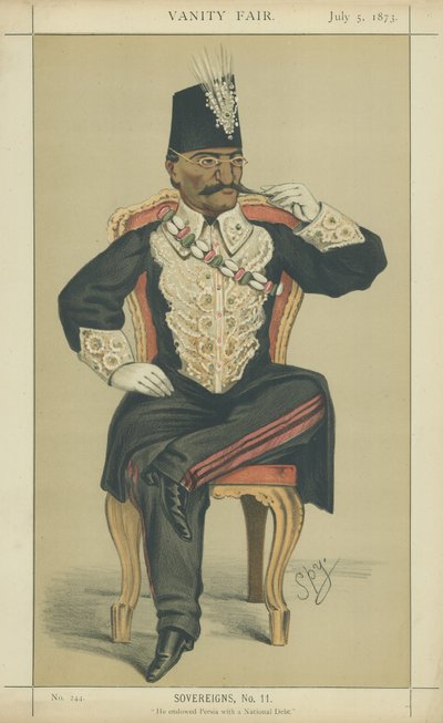 Nasser-Ed-Din-Shah, HIM El Shah de Persia de Leslie Matthew Ward