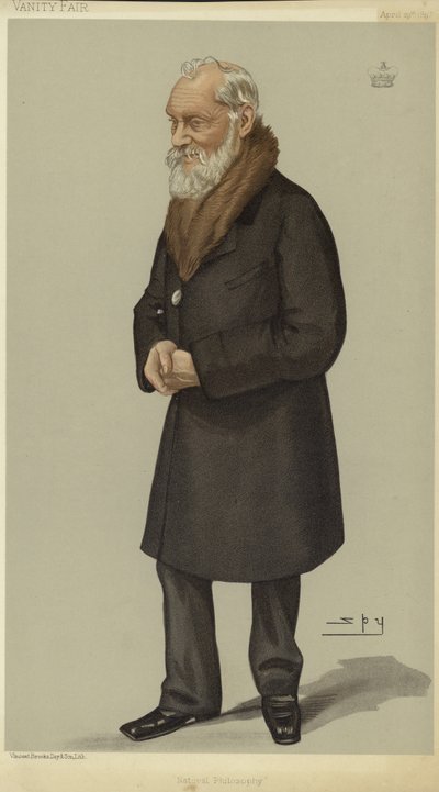 Retrato de William Thomson, Barón Kelvin de Leslie Matthew Ward