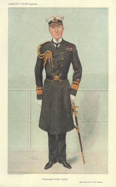 Contraalmirante Sir Colin Keppel de Leslie Matthew Ward