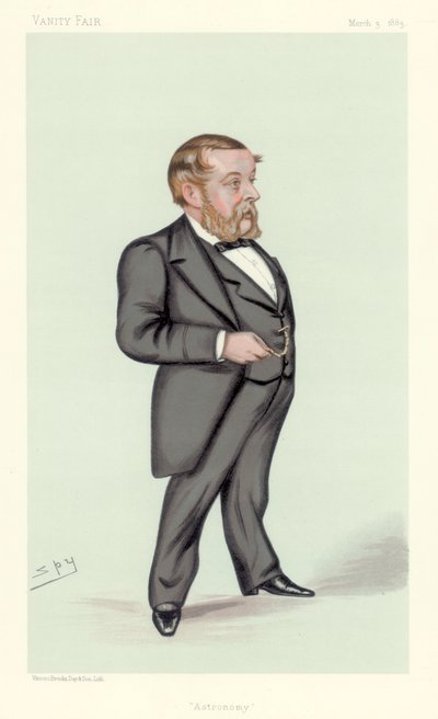 Richard Anthony Proctor, astrónomo inglés, matemático y escritor de ciencia popular, 1883 de Leslie Matthew Ward