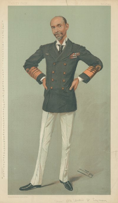 Sir Edward Hobart Seymour, China, 31 de octubre de 1901, caricatura de Vanity Fair de Leslie Matthew Ward