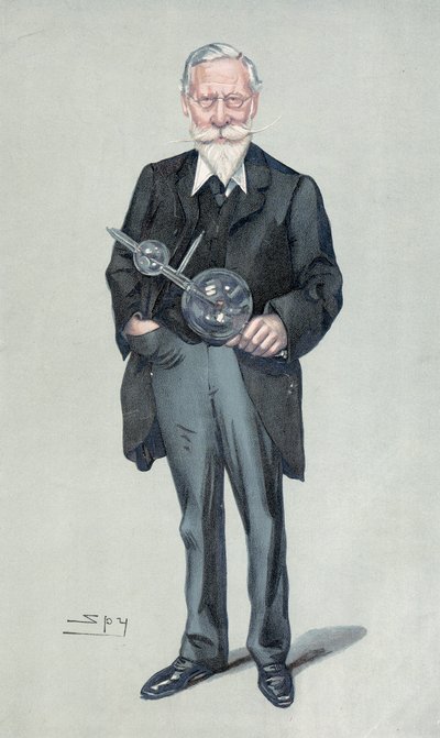 Sir William Crookes, físico y químico inglés, c. 1900s de Leslie Matthew Ward
