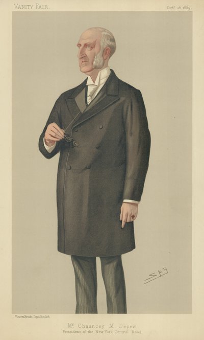 El Honorable Cauncey Mitchell Depew de Leslie Matthew Ward