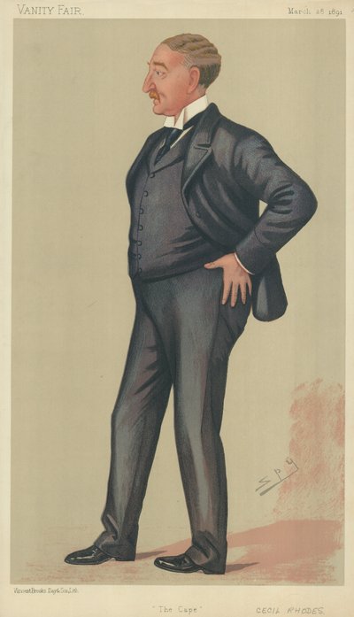 El honorable Cecil Rhodes de Leslie Matthew Ward