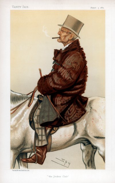 El Club de Jockey, 1882 de Leslie Matthew Ward