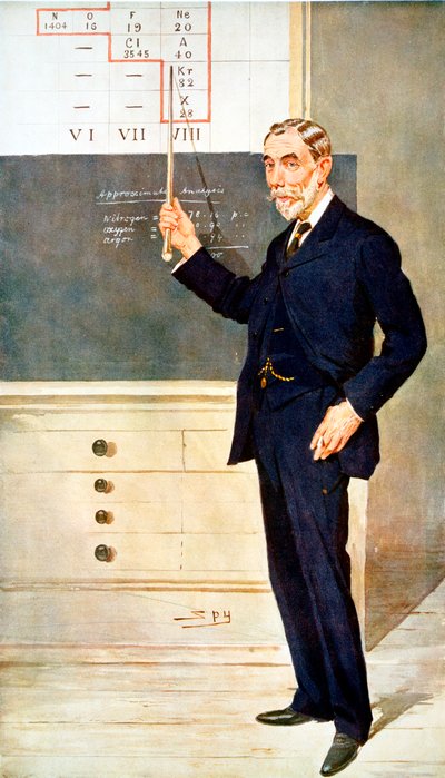 William Ramsay, químico escocés, 1908 de Leslie Matthew Ward