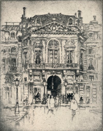 La Porte de Valois, Palais-Royal, 1915 de Lester George Hornby