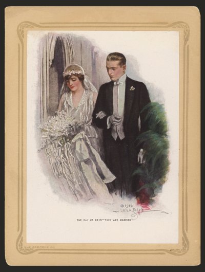 El día de los días, se casan (litografía en color) de Lester Ralph