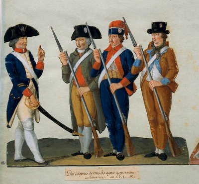 Revolución Francesa: Ciudadanos en ejercicio de Lesueur Brothers