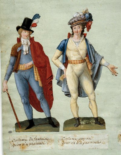 Revolución Francesa: disfraces de revolucionarios de fantasía de Lesueur Brothers