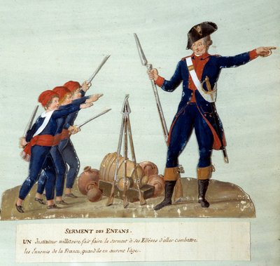 Revolución Francesa de 1789: El juramento de los niños de Lesueur Brothers