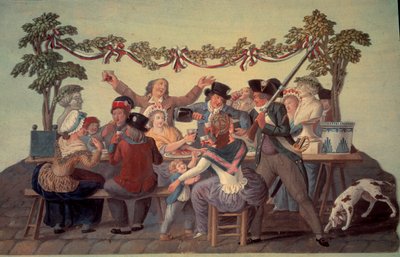 Revolución Francesa de 1789: "La comida republicana" de Lesueur Brothers