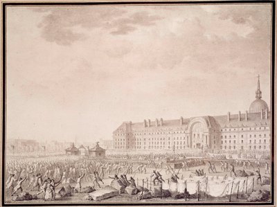 Revolución francesa: toma de armas en los Inválidos el 14/07/1789 de Lesueur Brothers