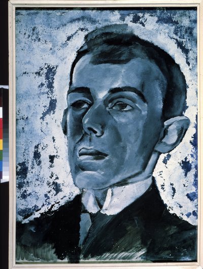 "Retrato del poeta Ossip Mandelstam (1891-1938)". Peinture de Lev Alexandrovich Bruni (1894-1948) Collection privee de Lev Aleksandrovitc Bruni