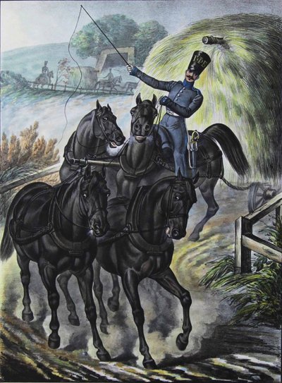 Soldado de la Brigada de Tren de Suministros de la Guardia, 1829 de Lev Alexandrovich Belousov
