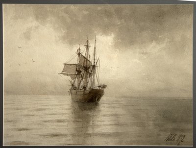Barco de vela, 1892 de Lev Felixovich Lagorio
