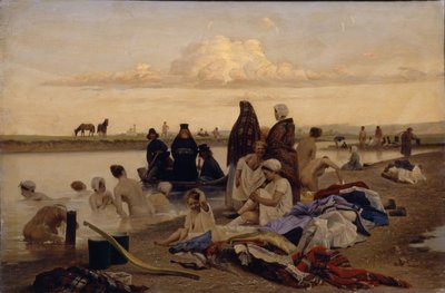 Monjes. Erróneamente varados, década de 1870 de Lev Grigoryevich Solovyev