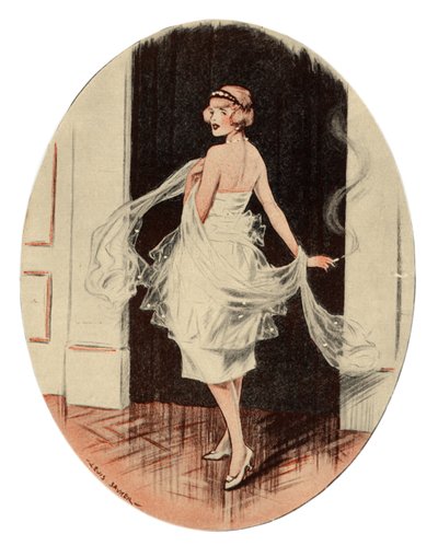 Cigarrillos Abdulla, años 1920 de Lewis Baumer