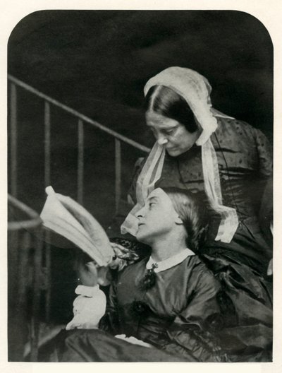 Christina Rossetti y su madre Frances Rossetti, 1863, 1948 de Lewis Carroll
