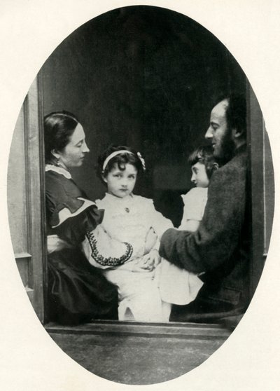Effie Gray, John Everett Millais, y sus hijas Effie y Mary, 21 de julio de 1865, 1948 de Lewis Carroll
