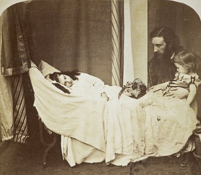 Mary J. MacDonald soñando con su padre [George MacDonald] y su hermano Ronald de Lewis Carroll Rev. Charles Lutwidge Dodgson
