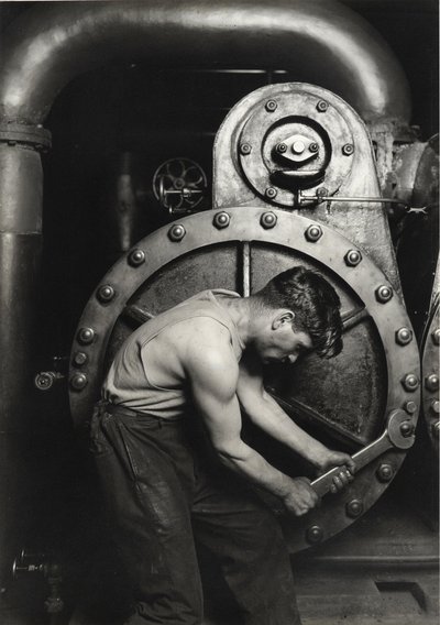 Mecánico de la central eléctrica de Lewis Wickes Hine