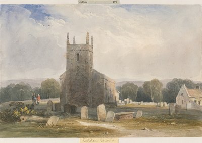 Iglesia de Caldon, c.1830-1840 de Lewis John Wood