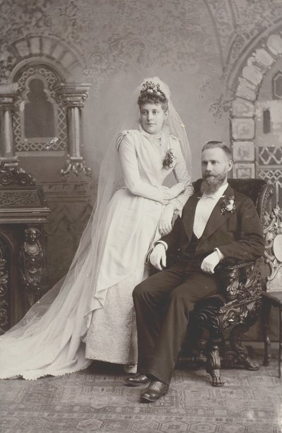 Retrato de Boda, finales del siglo XIX de Lewis M. Melander