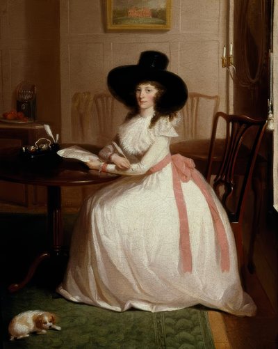 Elizabeth Maria Chevallier Syer, retrato de Lewis Vaslet