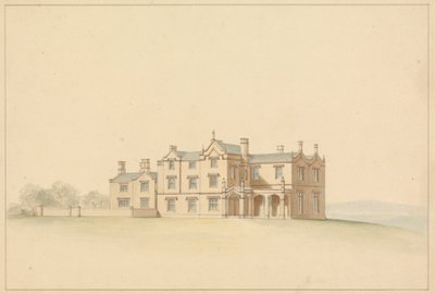 Diseño de una villa tudorresca de Lewis Vulliamy