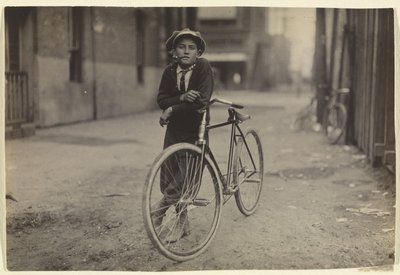 [Mensajero de la Compañía Telegráfica Mackay, Waco, Texas] de Lewis W. Hine