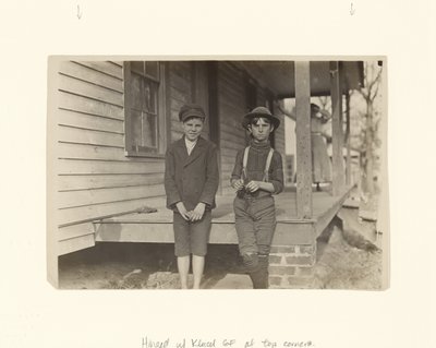 [Morris Small y John Lewis, Chester, Carolina del Sur] de Lewis W. Hine