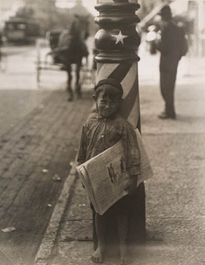 A Little Shaver, Indianápolis de Lewis Wickes Hine
