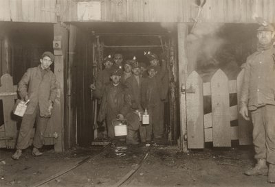 Al final del día, Pennsylvania,7 de enero de Lewis Wickes Hine