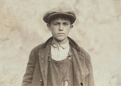 James Donovan - Barrendero irlandés en Fall River Iron Works de Lewis Wickes Hine