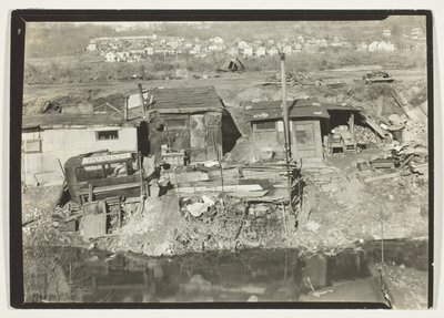 Barrio de "Out-Of-Works" en Patterson, Nueva Jersey de Lewis Wickes Hine