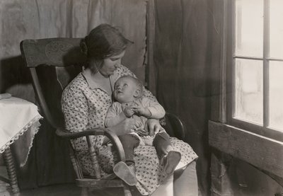 Oklahoma Madonna, (Servicio de Sequía de la Cruz Roja) de Lewis Wickes Hine